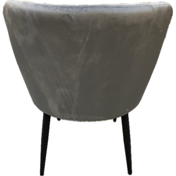 Osak Grey Velvet Dining Chair